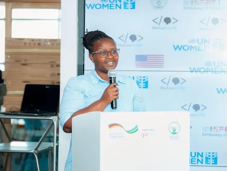 UN Women Rwanda stirs hope among young women through the SheCanCODE software and web development training program.